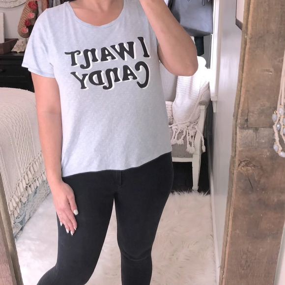 Jaclyn Smith size large I want Candy fun top - Picture 1 of 5